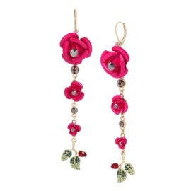 Betsey39s 80th Birthday Rose Linear Earrings Twin Treats at Twin Treats